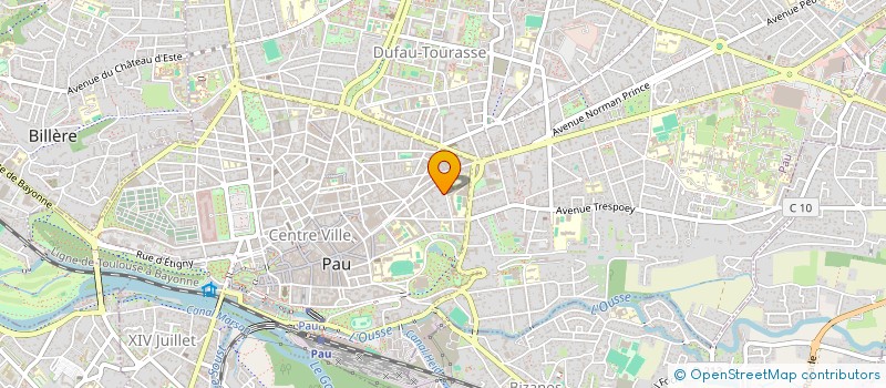 localisation de l'entreprise MADAME AURELIA MERCE à PAU