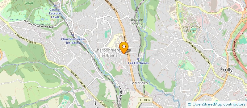 localisation de l'entreprise MADAME AURELIA MESTMAN  CHARBONNIERES-LES-BAINS