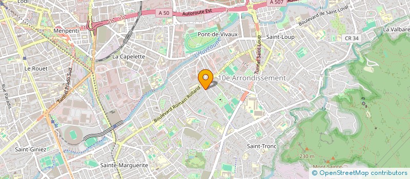 localisation de l'entreprise MADAME AURELIA MIGLIORISI à MARSEILLE