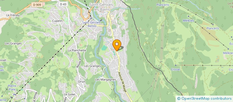 localisation de l'entreprise MADAME AURELIA MIGNON  SAINT-GERVAIS-LES-BAINS