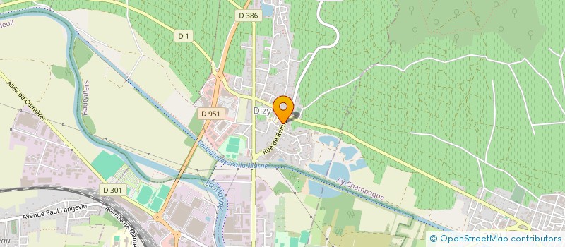 localisation de l'entreprise MADAME AURELIA MILLOT  DIZY