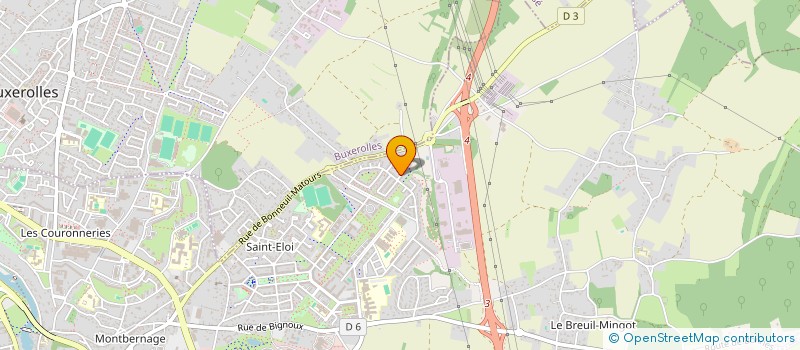 localisation de l'entreprise MADAME AURELIA MONIN à POITIERS