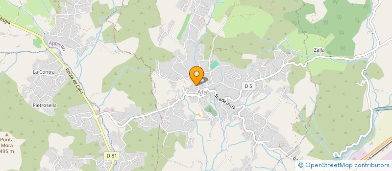 localisation de l'entreprise MADAME AURELIA MORETTI  AFA