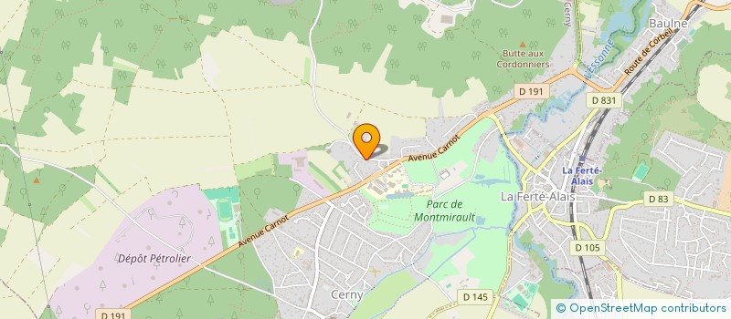 localisation de l'entreprise MADAME AURELIA NOURY  CERNY