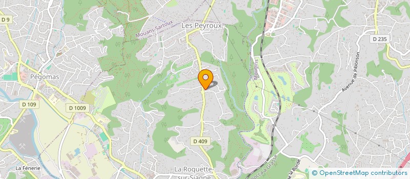 localisation de l'entreprise MADAME AURELIA PERU à LA ROQUETTE-SUR-SIAGNE