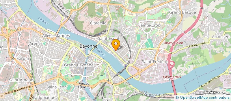 localisation de l'entreprise MADAME AURELIA PEYTRAIN à BAYONNE