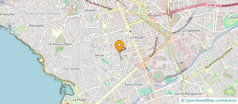 localisation de l'entreprise MADAME AURELIA PLANCHE  MARSEILLE