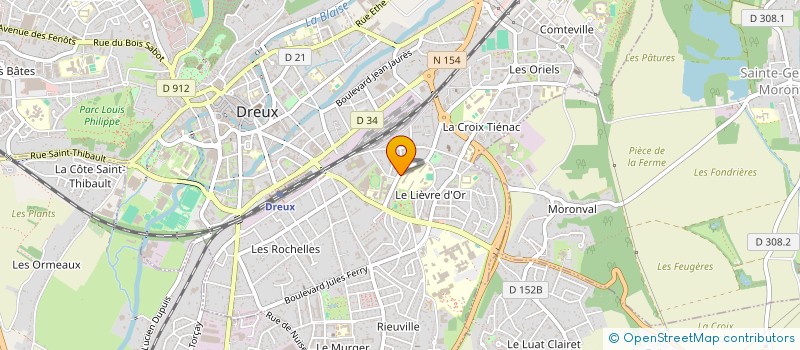 localisation de l'entreprise MADAME AURELIA POUL-GARNIER à DREUX