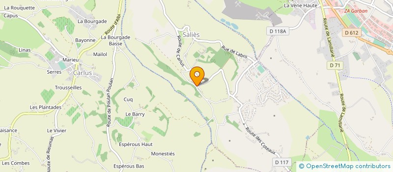 localisation de l'entreprise MADAME AURELIA RAMBAUD  SALIES