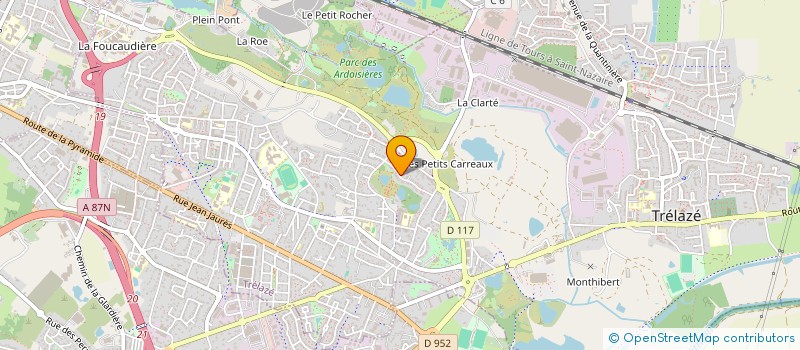 localisation de l'entreprise MADAME AURELIA RICHOU  TRELAZE