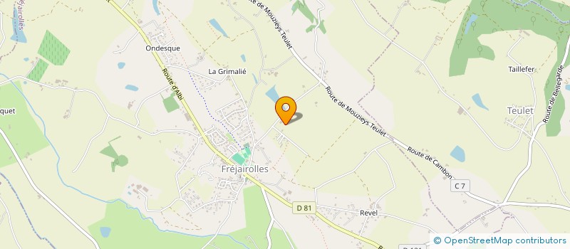 localisation de l'entreprise MADAME AURELIA ROBIN  FREJAIROLLES