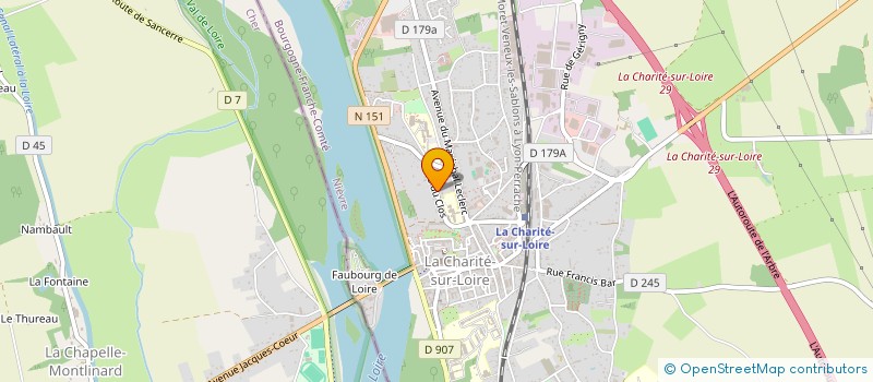 localisation de l'entreprise MADAME AURELIA ROMMEL à LA CHARITE-SUR-LOIRE