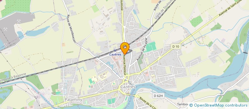 localisation de l'entreprise MADAME AURELIA ROUSSELET  CAZERES