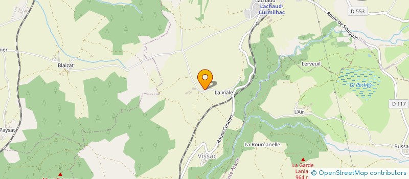 localisation de l'entreprise MADAME AURELIA ROUSSET à VISSAC-AUTEYRAC