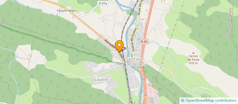 localisation de l'entreprise MADAME AURELIA ROUX à CRAMPAGNA