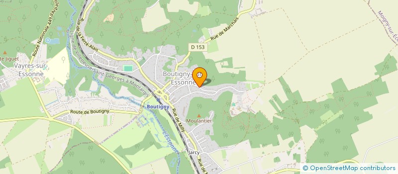 localisation de l'entreprise MADAME AURELIA RYCKEBUSCH à BOUTIGNY-SUR-ESSONNE
