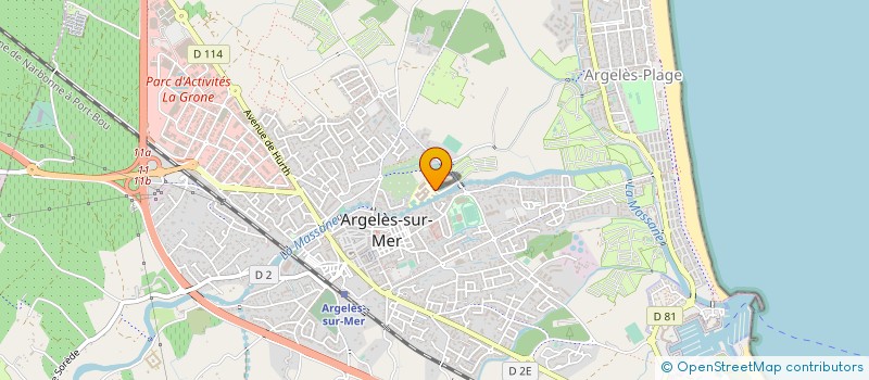 localisation de l'entreprise MADAME AURELIA SALE  ARGELES-SUR-MER