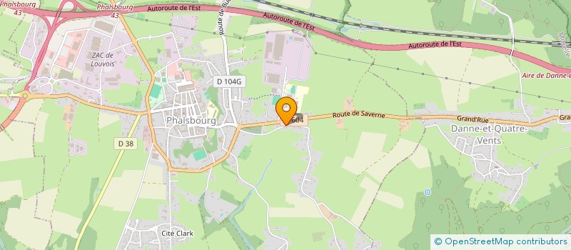 localisation de l'entreprise MADAME AURELIA SERVIERE  PHALSBOURG