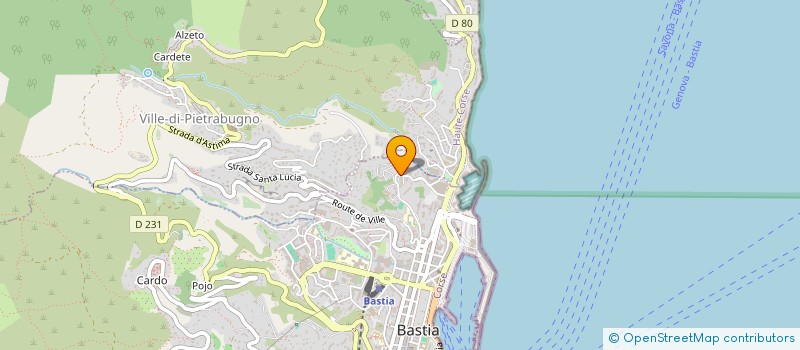 localisation de l'entreprise MADAME AURELIA STEFANI à BASTIA