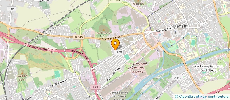 localisation de l'entreprise MADAME AURELIA STOICA  DENAIN