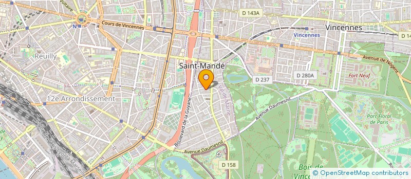 localisation de l'entreprise MADAME AURELIA TAHAR à SAINT-MANDE