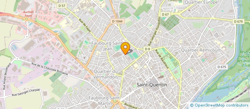 localisation de l'entreprise MADAME AURELIA TAVERNIER à SAINT-QUENTIN