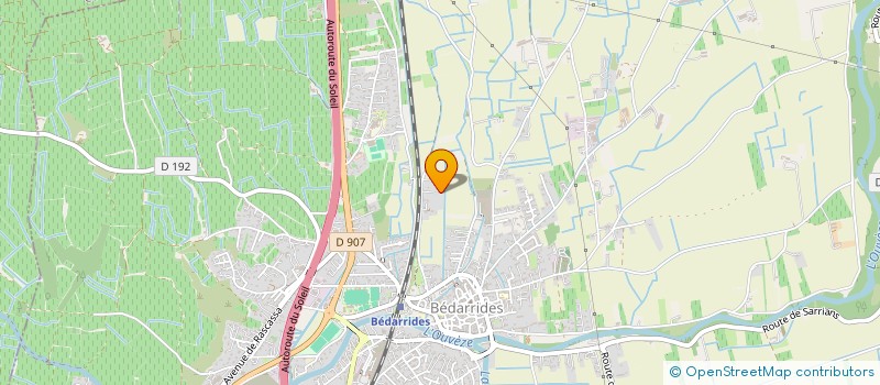 localisation de l'entreprise MADAME AURELIA TOURNILLON  BEDARRIDES