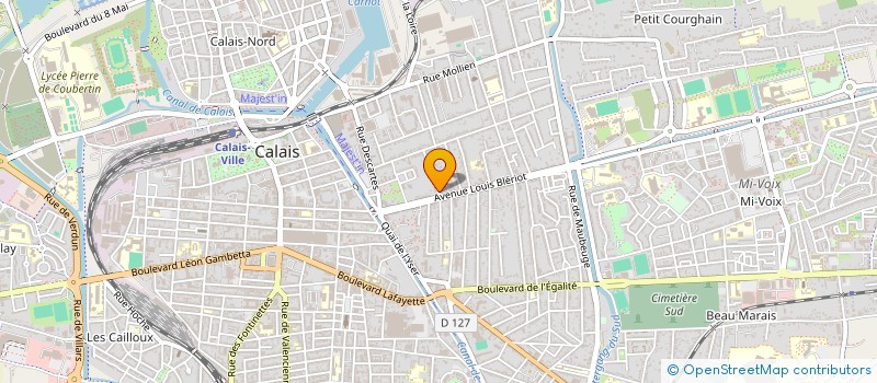 localisation de l'entreprise MADAME AURELIA UNTERWALD  CALAIS