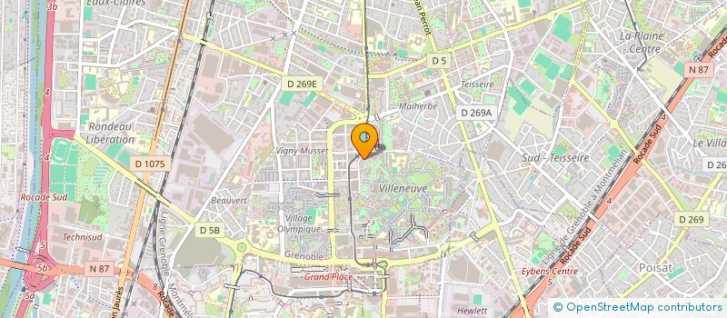 localisation de l'entreprise MADAME AURELIA VARGA  GRENOBLE