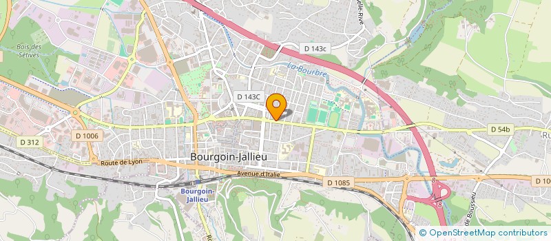 localisation de l'entreprise MADAME AURELIA VERBECQ  BOURGOIN-JALLIEU