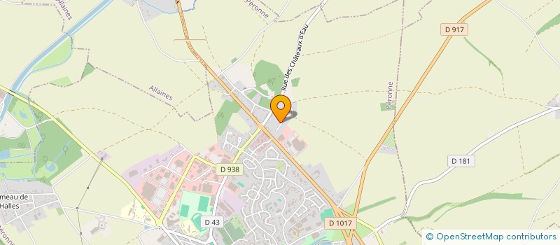 localisation de l'entreprise MADAME AURELIA VERVENNE à PERONNE