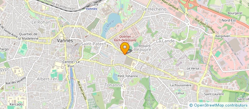 localisation de l'entreprise MADAME AURELIANNE TIGIER à VANNES