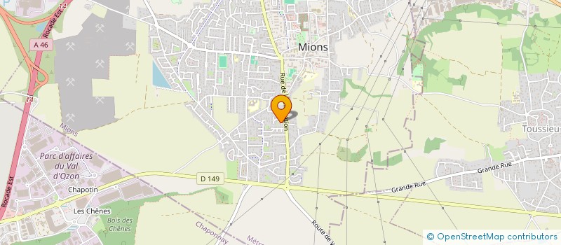 localisation de l'entreprise MADAME AURELIE ACHOUIL  MIONS