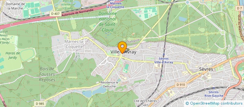 localisation de l'entreprise MADAME AURELIE ADAM  VILLE-D'AVRAY