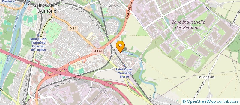 localisation de l'entreprise MADAME AURELIE ADONIS à SAINT-OUEN-L'AUMONE