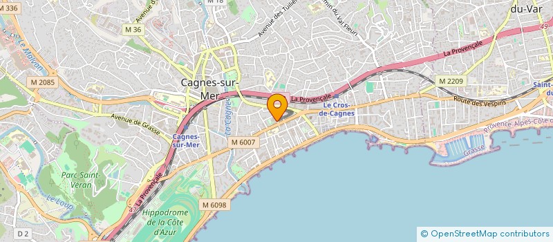 localisation de l'entreprise MADAME AURELIE AGASSANT  CAGNES-SUR-MER