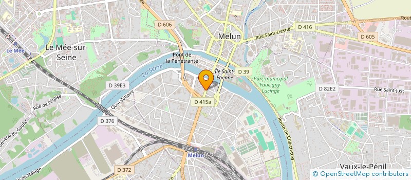localisation de l'entreprise MADAME AURELIE AGUESSE  MELUN