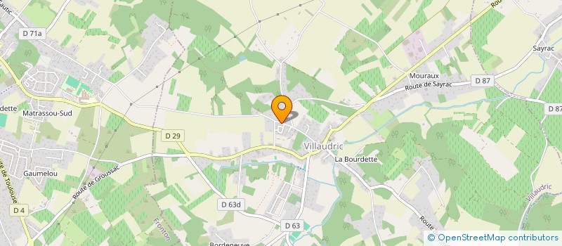 localisation de l'entreprise MADAME AURELIE AHO-NIENNE  VILLAUDRIC