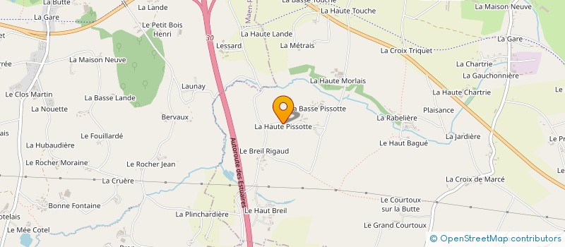 localisation de l'entreprise MADAME AURELIE AITTOUARES  SAINT-GERMAIN-EN-COGLES