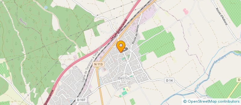 localisation de l'entreprise MADAME AURELIE ALCAZAR  BERNIS