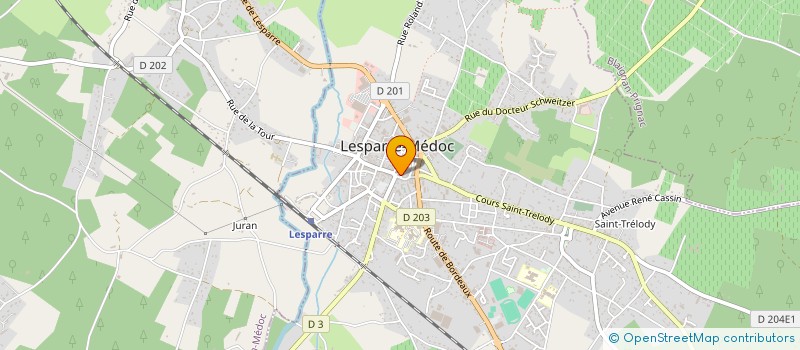 localisation de l'entreprise MADAME AURELIE ALCMEON  LESPARRE-MEDOC