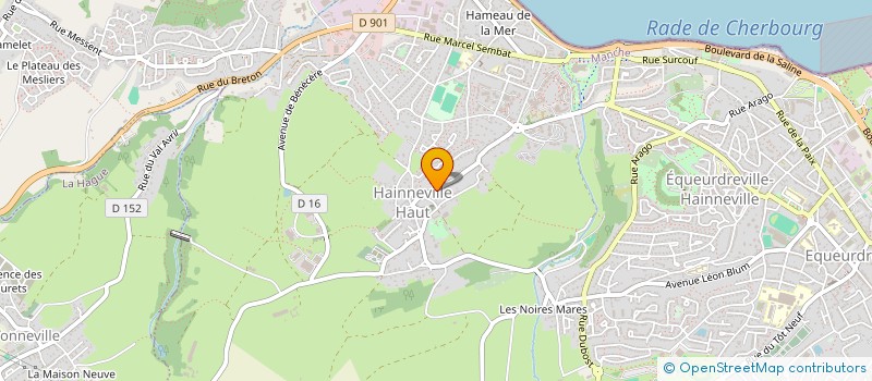 localisation de l'entreprise MADAME AURELIE ALEXANDRE  CHERBOURG-EN-COTENTIN