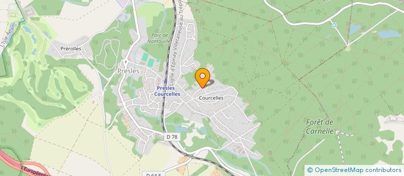 localisation de l'entreprise MADAME AURELIE ALLAIN  PRESLES