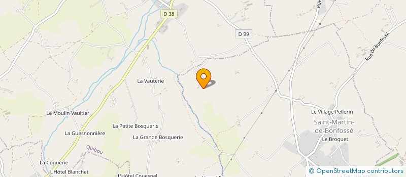 localisation de l'entreprise MADAME AURELIE ALLAIS  SAINT-MARTIN-DE-BONFOSSE