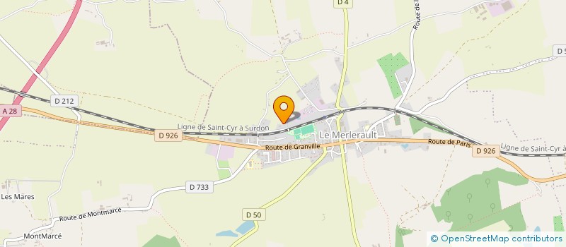 localisation de l'entreprise MADAME AURELIE ALLARD à LE MERLERAULT