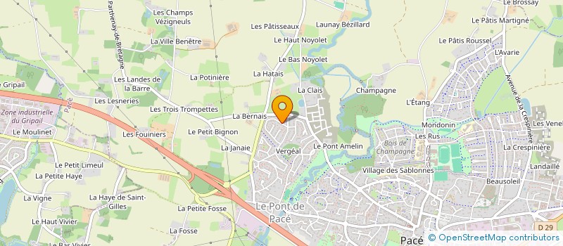 localisation de l'entreprise MADAME AURELIE ALLARD DE GRANDMAISON à PACE