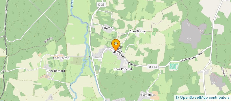 localisation de l'entreprise MADAME AURELIE ALLEZARD  PRANZAC