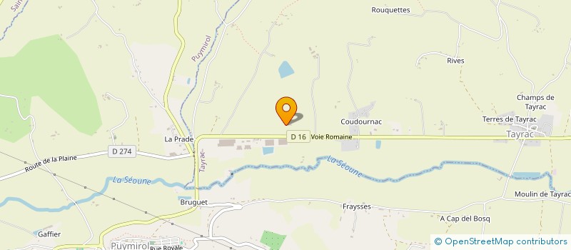 localisation de l'entreprise MADAME AURELIE ALUISI  TAYRAC