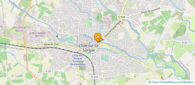 localisation de l'entreprise MADAME AURELIE ALVAREZ à L'ISLE-SUR-LA-SORGUE