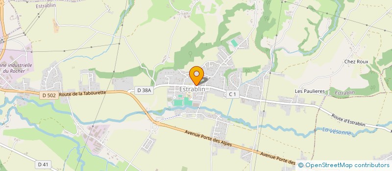 localisation de l'entreprise MADAME AURELIE ALVES  ESTRABLIN